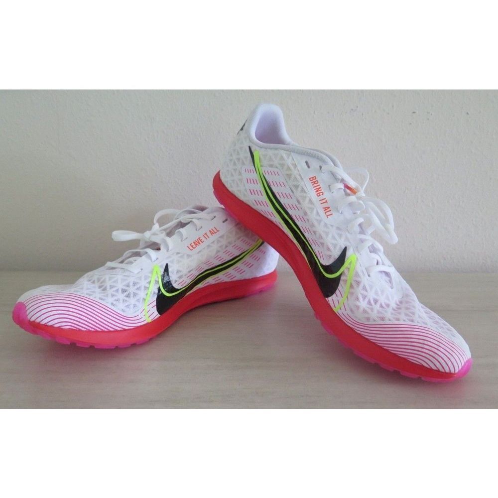 Nike CZ1795-102 Men's Sz 13 White/Crimson Zoom Rival XC 5 Track & Field Shoes